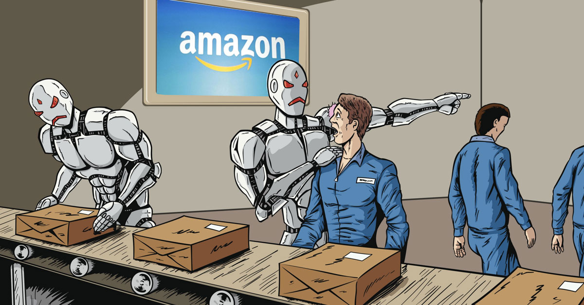 Роботы увольняют сотрудников Amazon за медлительность