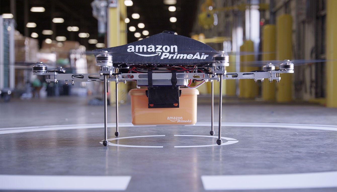 Amazon начнет доставлять товары дронами в ближайшее время